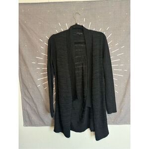 Eileen Fisher Merino Wool Gray Cardigan